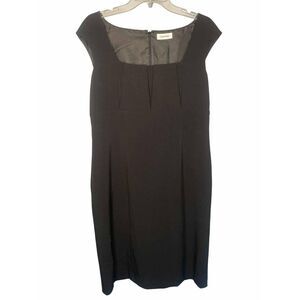 Calvin Klein dress Size 12 (estimated) Sleeveless‎ Black sheath old money goth